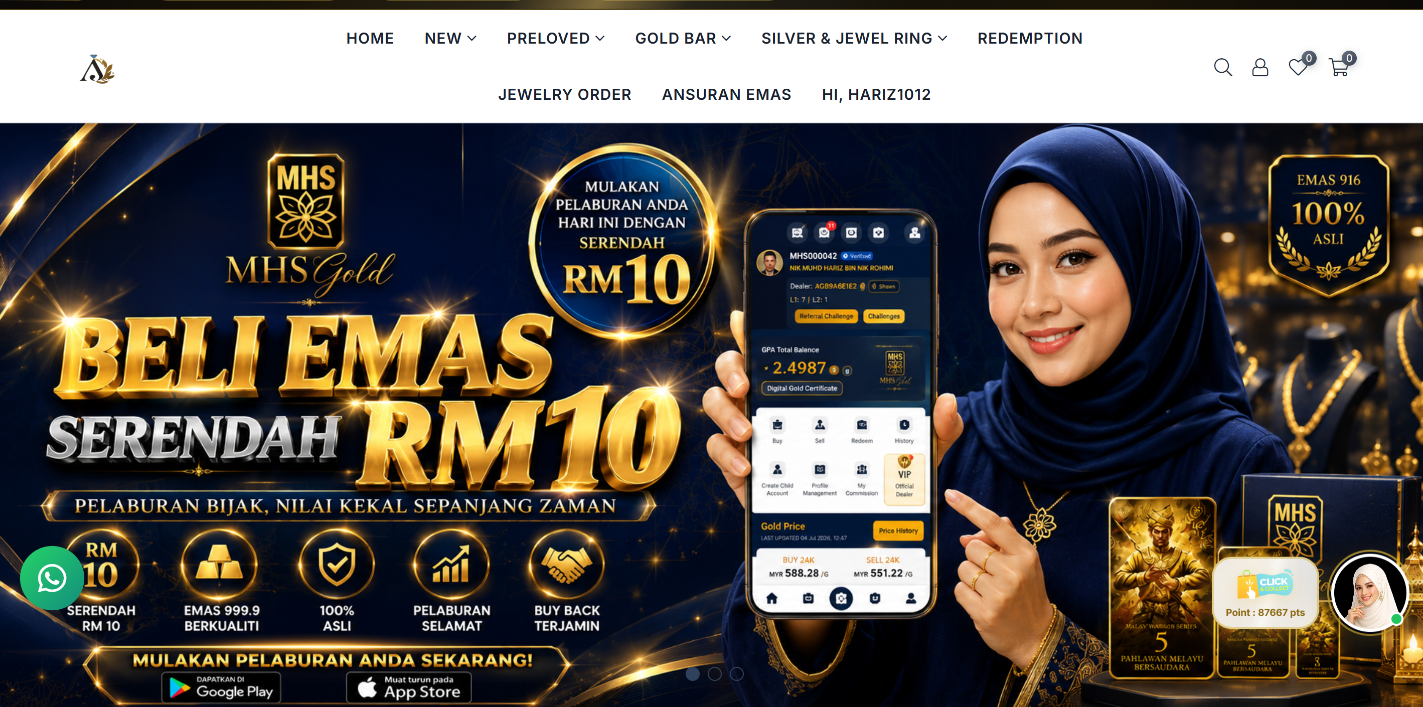 E-Commerce MHS Gold